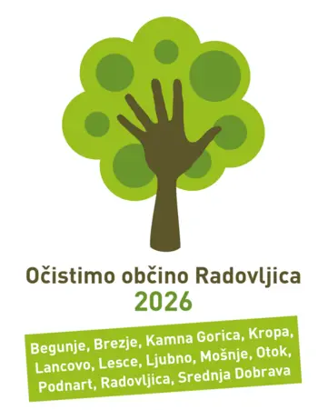 V aprilu akcija Očistimo našo občino – Radovljica 2026