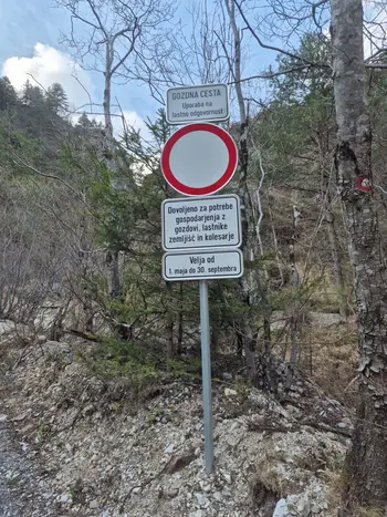 Nov režim uporabe gozdne ceste Polška planina