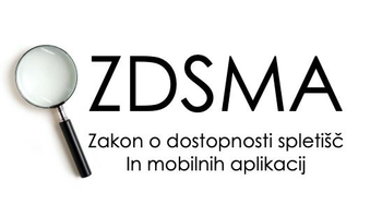 Ureditev zakonske skladnosti spletne strani z ZDSMA