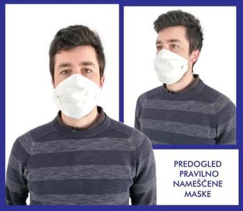 Kako si lahko doma sami sešijemo pralno zaščitno masko