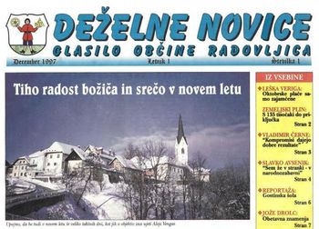 Deželne novice na spletnih straneh