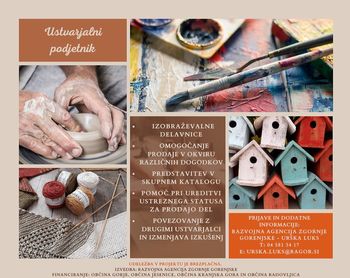 Vabilo k sodelovanju v projektu Ustvarjalni podjetnik