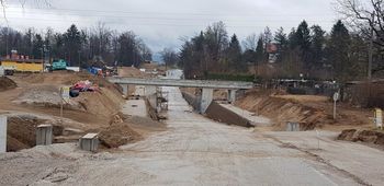 Sprememba prometne ureditve ob gradnji kolesarske povezave