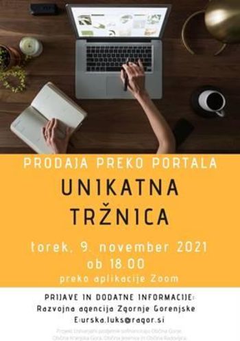 Predstavitev spletne platforme Unikatna tržnica