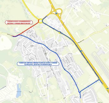 Spremenjen prometni režim še do 10. decembra