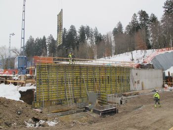 Gradbena dela na radovljiškem kopališču