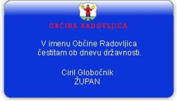 Slovesnost ob dnevu državnosti z 10. Radol'ško 10ko in Orleki ob dnevu državnosti