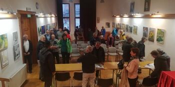 Pogovor s krajani Kamne Gorice o gradnji komunalne infrastrukture