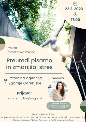 Vabilo na delavnico: Preuredi pisarno in zmanjšaj stres