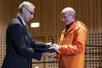 Najvišje priznanje Civilne zaščite Tončku Smoleju, predsedniku Gorske reševalne službe Radovljica