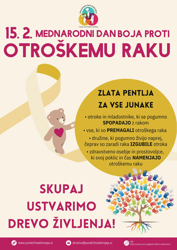 15. februar - mednarodni dan boja proti otroškemu raku
