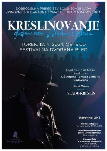 Vabilo na dobrodelno prireditev Radovljica otrokom