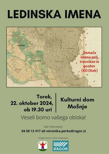 Ledinska imena: srečanje s krajani v Mošnjah
