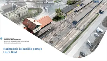 Vabilo na ponovno predstavitev projekta nadgradnje železniške postaje Lesce Bled