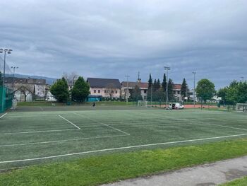 Danes in jutri zaprti nogometni igrišči v Športnem parku Radovljica