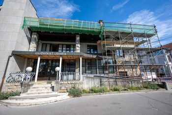 Obnova strehe na stavbi nekdanje knjižnice