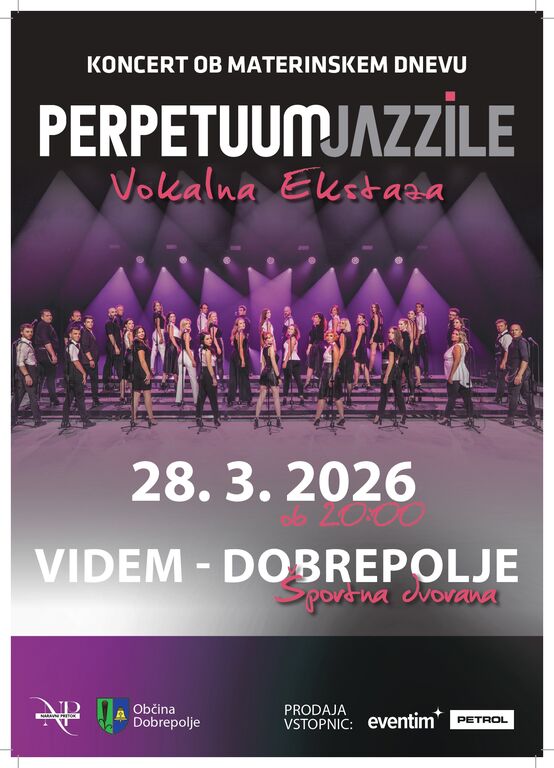 Vabilo na koncert Perpetuum Jazzile