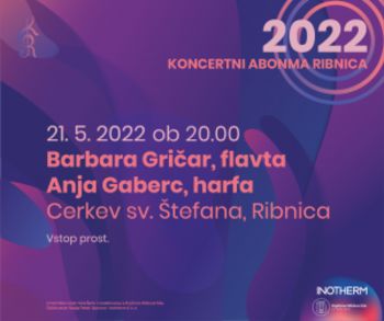 Vabilo na Koncertni abonma Ribnica