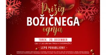 Vabilo na "Prižig božičnega ognja"