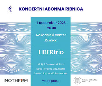 Vabilo na Koncertni abonma Ribnica
