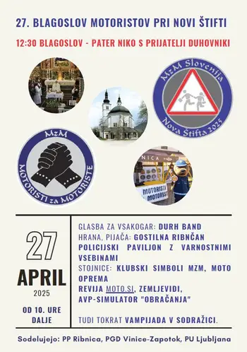 27. blagoslov motoristov pri Novi Štifti