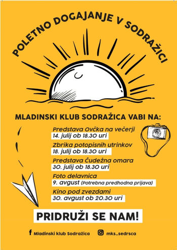 Poletno dogajanje v Sodražici je tu!