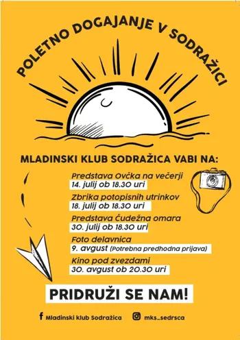 Poletno dogajanje v Sodražici je tu!