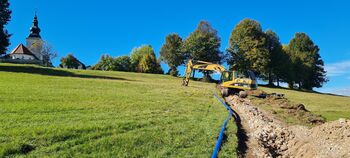 Na Gori v gradnji nov odsek vodovoda