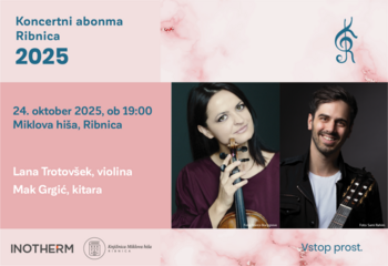 Vabilo na Koncertni abonma Ribnica 2025
