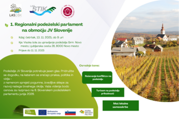 Vabilo na 1. Regijski podeželski parlament