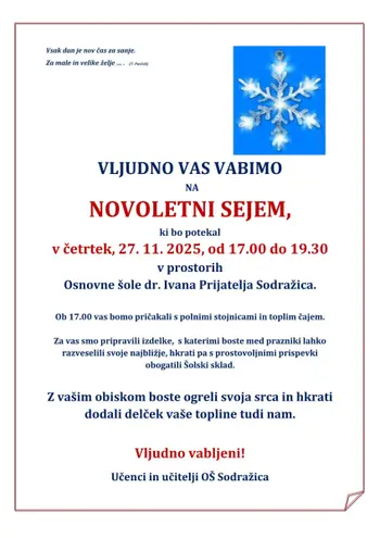NOVOLETNI SEJEM