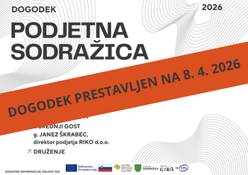 Podjetna Sodražica – nov termin dogodka Podjetna Sodražica – nov termin dogodka