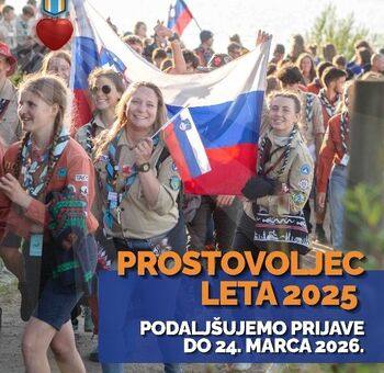 Natečaj Prostovoljec leta 2025