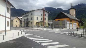 Uradno odprtje urejene regionalne ceste skozi Bohinjsko Bistrico