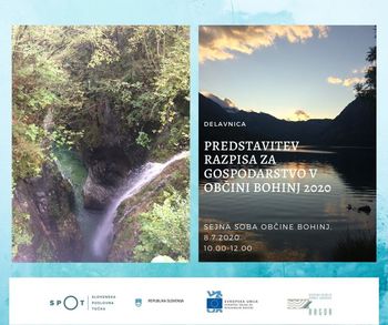 Spodbujanje razvoja gospodarstva v Občini Bohinj v letu 2020 - vabilo na brezplačno delavnico
