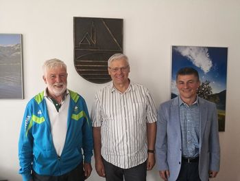 Prvi podpredsednik OKS-ZŠZ, mag. Janez Sodržnik na obisku v Občini Bohinj