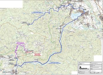 Zapora odseka ceste Mrzli Studenec - Jereka Zapora odseka ceste Mrzli Studenec - Jereka