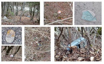 Onesnaževanje in problematika odlaganja smeti v naravno okolje ter obvestilo o čistilni akciji