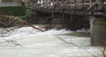 Začasni plovbni režim na Savi Bohinjki – omejitev plovbe pod mostom na Logu