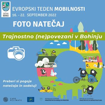 Fotografski natečaj - Evropski teden mobilnosti 2022 Fotografski natečaj - Evropski teden mobilnosti 2022