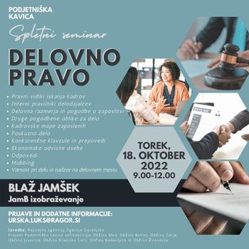 Delovno pravo - brezplačni spletni seminar