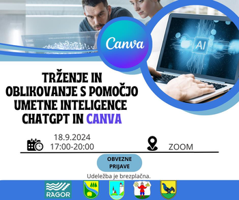 Trženje in oblikovanje s pomočjo umetne inteligence ChatGPT in Canva