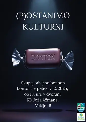 Kulturni praznik - vabilo na prireditev