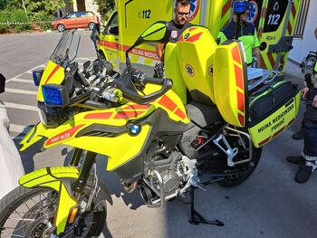 Zdravstveni dom Bled bogatejši za reševalni motor BMW