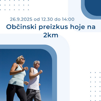 Občinski preizkus hoje na 2 km