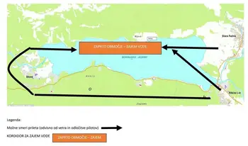 Bohinjsko jezero – pomembna točka za zajem vode pri gašenju iz zraka
