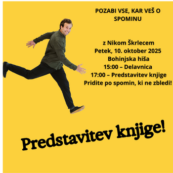 Delavnica in predstavitev knjige z Nikom Škrlecem