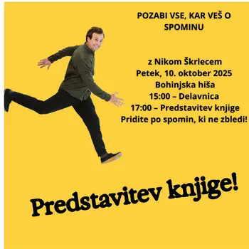 Delavnica in predstavitev knjige z Nikom Škrlecem