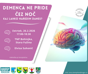 Demenca ne pride čez noč. Kaj lahko naredim danes?