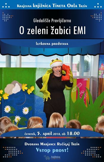 Lutkovna predstava: O zeleni žabici EMI